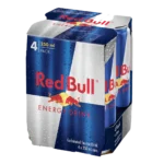Red bull energy drinks cans